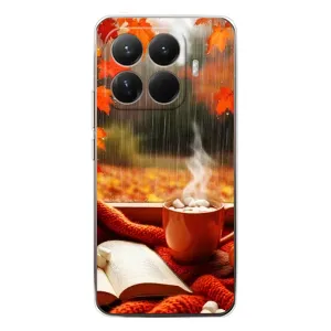 Чохол з унікальним дизайном 'Осінь з кавою' для Xiaomi 15T Pro (Кава і дощ)