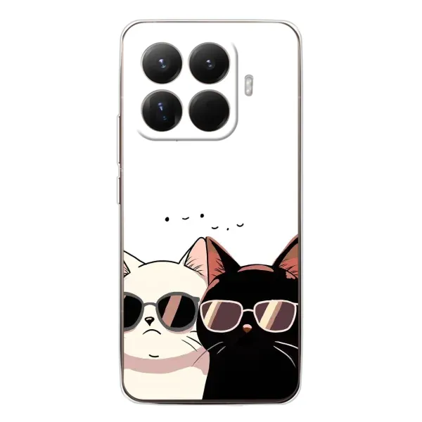 Чехол с принтом «Коты в очках» для Xiaomi 15T Pro