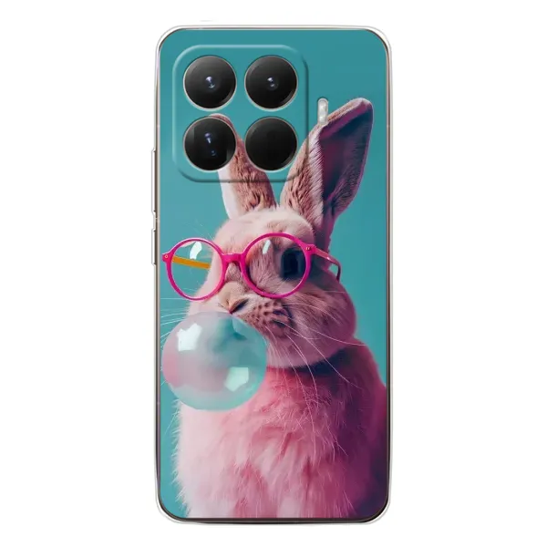 Чохол з принтом «Кролик в окулярах» для Xiaomi 15T Pro