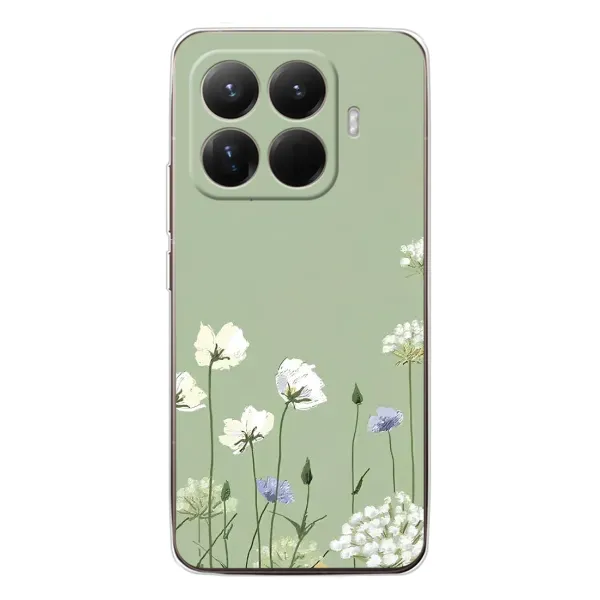 Чохол з принтом «Квіти на зеленому» для Xiaomi 15T Pro