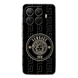 Чохли VERSACE для Сяомі 15Т Про (PREMIUMPrint) (Лого Версаче)