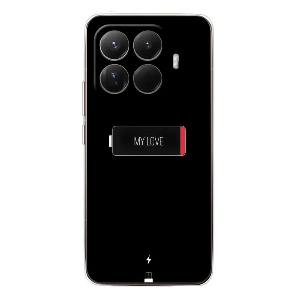Чохол з принтом «Love battery» для Xiaomi 15T Pro Чохол з принтом «Love battery» для Xiaomi 15T Pro