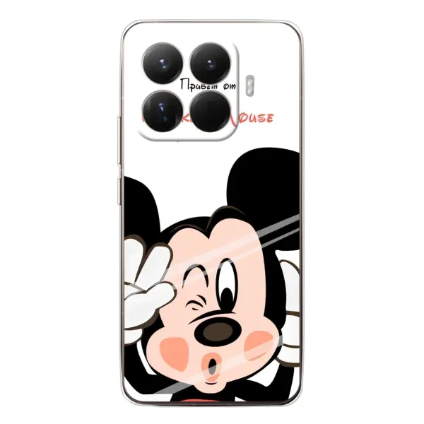 Чохол з принтом «Маус Міккі» для Xiaomi 15T Pro Чохол з принтом «Маус Міккі» для Xiaomi 15T Pro