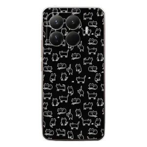 Чохол з принтом для Xiaomi 15T Pro (AlphaPrint) Модні коти (Маленькі котики)