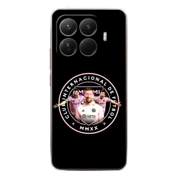 Чохол з принтом «Мессі в лого» для Xiaomi 15T Pro Чохол з принтом «Мессі в лого» для Xiaomi 15T Pro