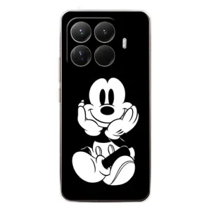 Міккі Маус чохол для Xiaomi 15T Pro (AlphaPrint - Мультяшні) (Маус на чорному)