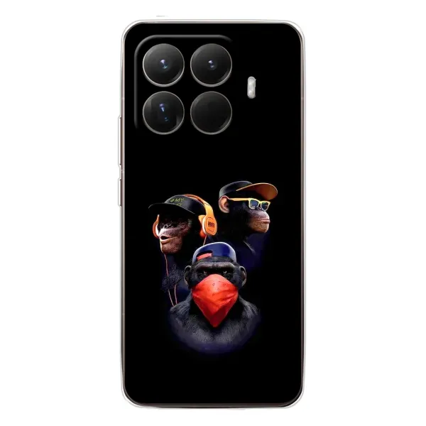 Чехол с принтом «Три обезьяны» для Xiaomi 15T Pro