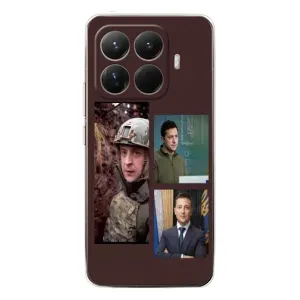 Чохол для Xiaomi 15T Pro (AlphaPrint - с принтом Зеленського) (Президент)