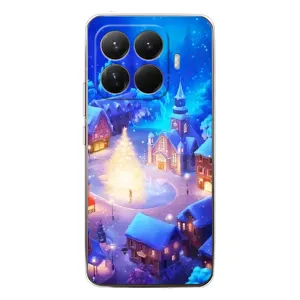 Різдвяні Чохли для Xiaomi 15T Pro (VPrint) (Різдвяне місто)