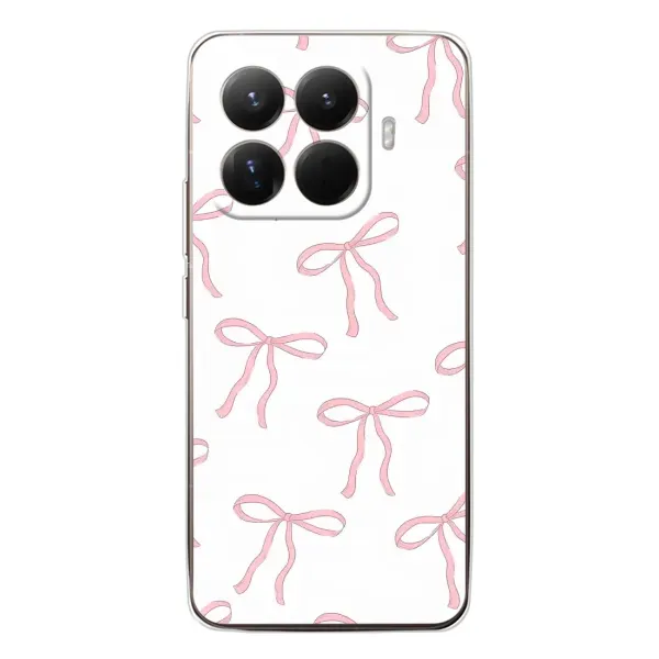 Чохол з принтом «Рожеві бантики» для Xiaomi 15T Pro Чохол з принтом «Рожеві бантики» для Xiaomi 15T Pro