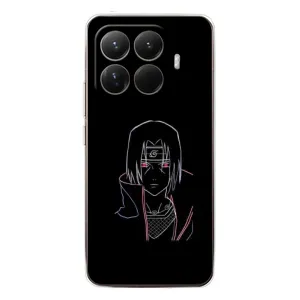 Чехлы на тему: Итачи Учиха для Xiaomi 15T Pro (AlphaPrint) (силуэт Итачи)