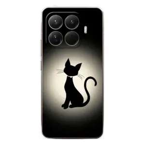 Чохол з принтом для Xiaomi 15T Pro (AlphaPrint) Модні коти (Силует котика)