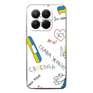 Чохли (Доброго вечора, ми за України) для Сяомі 15Т Про (AlphaPrint) (Стикер)