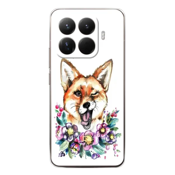 Чехол с принтом «Веселая лисичка» для Xiaomi 15T Pro Чехол с принтом «Веселая лисичка» для Xiaomi 15T Pro