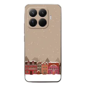 Новорічні, Святкові Чохли для Xiaomi 15T Pro - 2024 год (Зимове місто)
