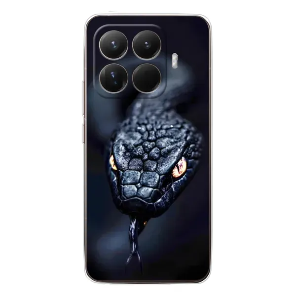 Чохол з принтом «Чорна змія» для Xiaomi 15T Pro