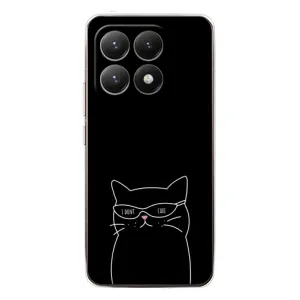 Чехол с рисунком кот на Xiaomi 15T (Равнодушный кот)