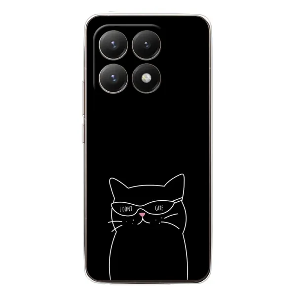Чехол с принтом «Равнодушный кот» для Xiaomi 15T