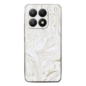 Мраморный чехол на Xiaomi 15T (VPrint) (Белый мрамор)
