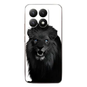 Чехлы с картинками животных Xiaomi 15T (Черный ЛЕВ)