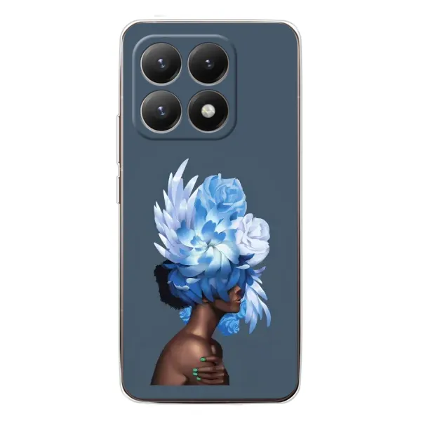 Чехол с принтом «Цветы на голове» для Xiaomi 15T Чехол с принтом «Цветы на голове» для Xiaomi 15T