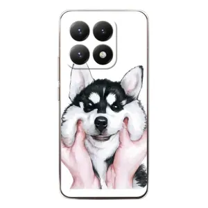 Чехлы с собаками для Xiaomi 15T (VPrint) (Довольный Хаски)