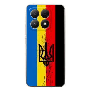 Украинские Чехлы для Xiaomi 15T с картинкой УПА (AlphaPrint) (Флаг УПА)