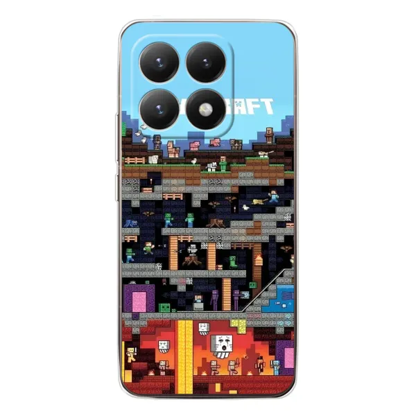 Чехол с принтом «фон Minecraft» для Xiaomi 15T Чехол с принтом «фон Minecraft» для Xiaomi 15T