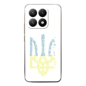 Чехлы для Xiaomi 15T  Укр. Символика (AlphaPrint) (Герб из букв)
