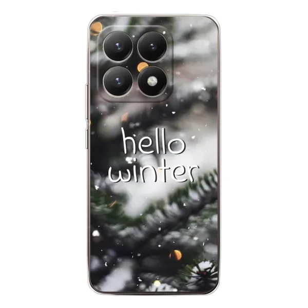 Чехол с принтом «Hello winter» для Xiaomi 15T Чехол с принтом «Hello winter» для Xiaomi 15T