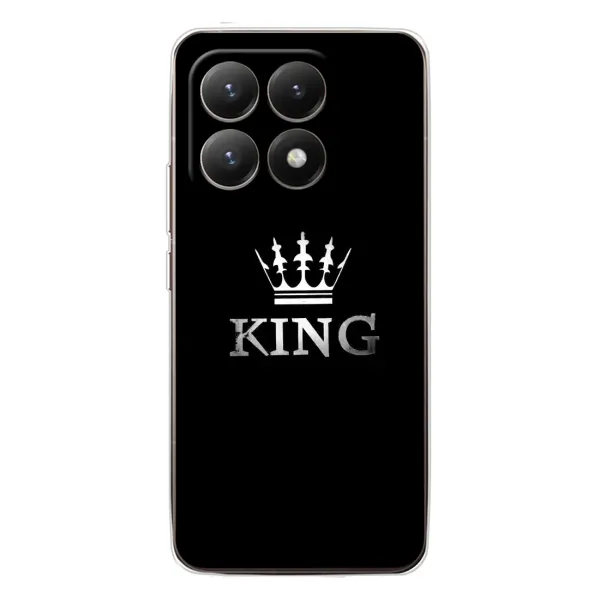 Чехол с принтом «KING» для Xiaomi 15T Чехол с принтом «KING» для Xiaomi 15T