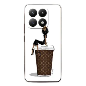 Чехлы Луи Витон для Xiaomi 15T (AlphaPrint - LOUIS VUITTON) (кофе LOUIS VUITTON)