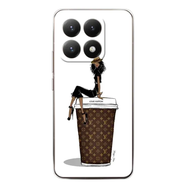 Чехол с принтом «кофе LOUIS VUITTON» для Xiaomi 15T Чехол с принтом «кофе LOUIS VUITTON» для Xiaomi 15T