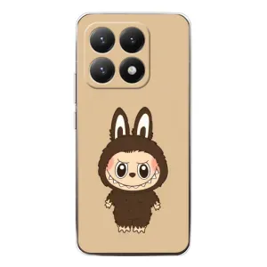 Чехол с Лабубу на Xiaomi 15T (Bored Ape в красном)