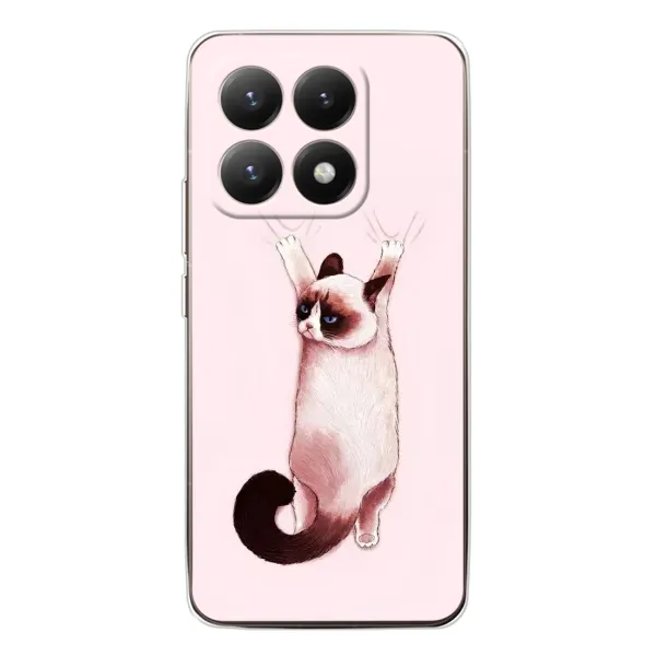 Чехол с принтом «Котик падает» для Xiaomi 15T