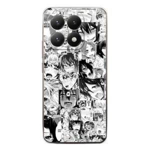Анимешный чехол для Xiaomi 15T (Ahegao manga)