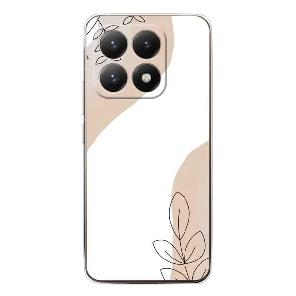 Чехол с принтом «Нюдовая веточка абстракция» для Xiaomi 15T Чехол с принтом «Нюдовая веточка абстракция» для Xiaomi 15T