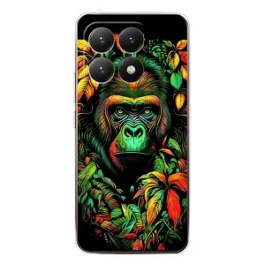 Чехол с Обезьянами Xiaomi 15T - (AlphaPrint) (Обезьяна в тропиках)