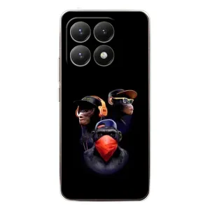 Чехол с Обезьянами Xiaomi 15T - (AlphaPrint) (Три обезьяны)
