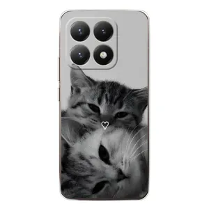 Чехол с рисунком кот на Xiaomi 15T (Пара котов)