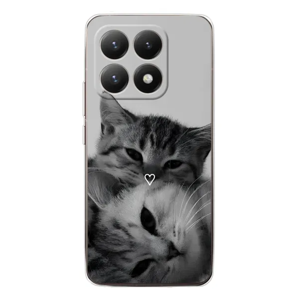 Чехол с принтом «Пара котов» для Xiaomi 15T