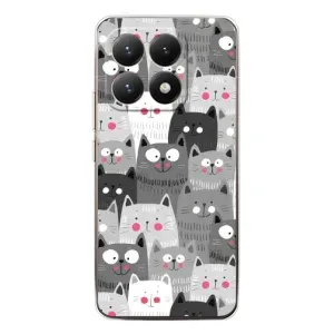 Чехлы с Котиками для Xiaomi 15T (VPrint) (Рисованные котики)