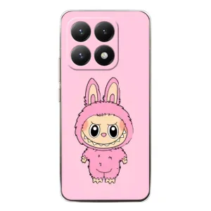 Чехол с Лабубу на Xiaomi 15T (Розовый Лабубу)