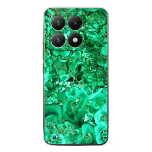 Мраморный чехол на Xiaomi 15T (VPrint) (Салатный Мрамор)