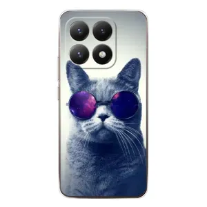 Чехол с принтом для Xiaomi 15T (AlphaPrint) Модные коты (Стильный кот)