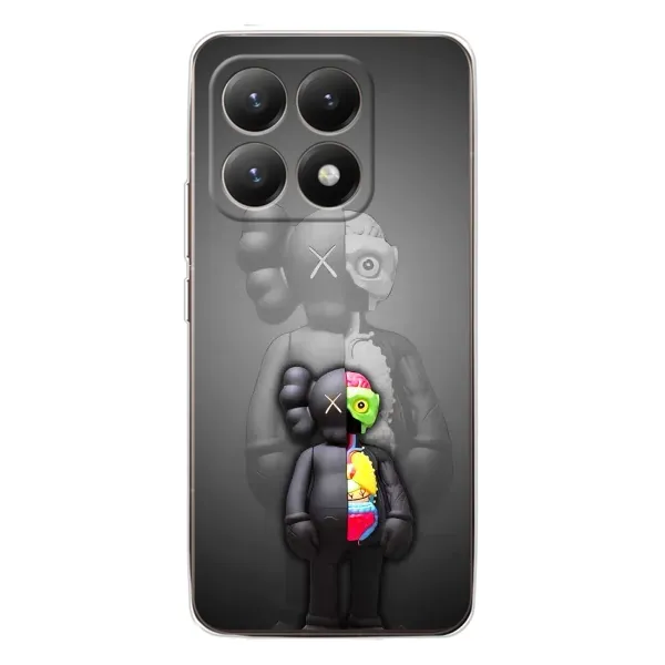 Чехол с принтом «Тело Bearbrick» для Xiaomi 15T