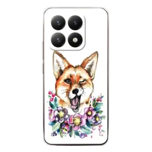 Чехлы с картинкой Лисички для Xiaomi 15T (VPrint) (Веселая лисичка)