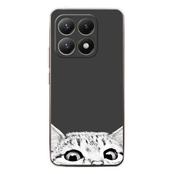 Чехол с принтом «Выглядывает кот» для Xiaomi 15T
