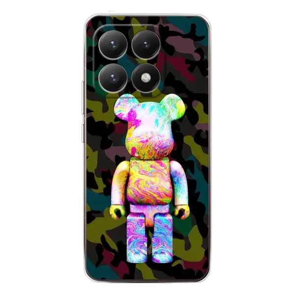 Чехол с принтом «Яркий Bearbrick» для Xiaomi 15T