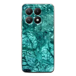Мраморный чехол на Xiaomi 15T (VPrint) (Зеленый мрамор)